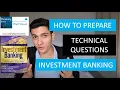 How to Answer Technical Questions for an Investment Banking Internship