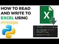 How to read and write to excel sheets using Python