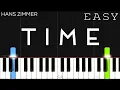 Download Lagu Hans Zimmer - Inception - Time | EASY Piano Tutorial