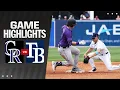 Rockies vs Rays Game Highlights 25 MLB Highlights