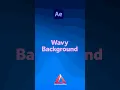 Wavy background animation in After Effects Tutorial