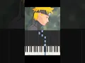Naruto Shippuden Opening 5 Hotaru no Hikari (shalala) easy piano tutorial