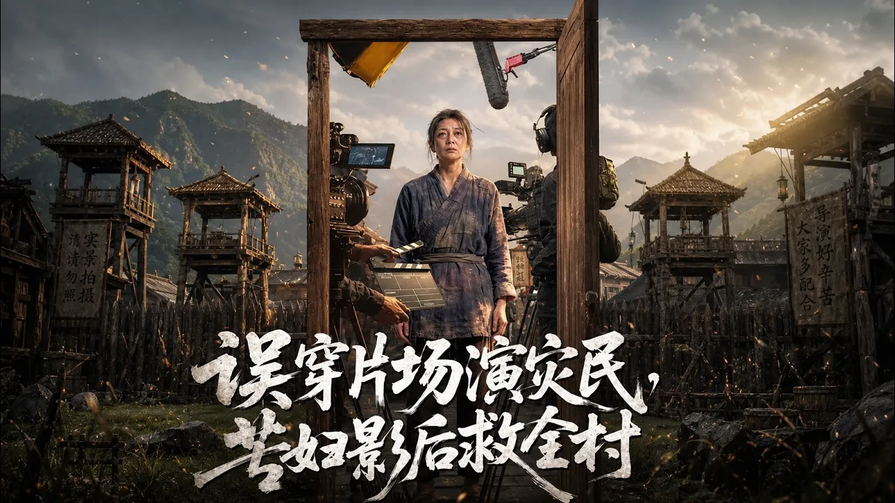 误穿片场演灾民,苦妇影后救全村