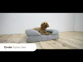 Bolster Dog Bed NEW Luxury Dog Bed with Memory Foam Mattress Omlet Pet Products