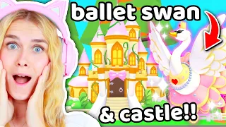 NEW BALLET SWAN And FAIRYTALE CASTLE In Adopt Me!