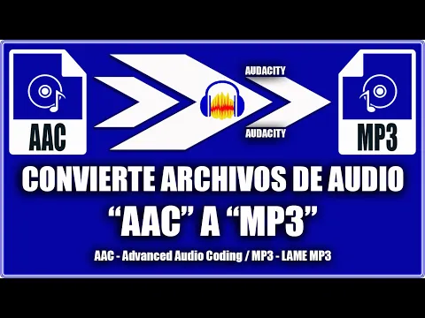 Download MP3 Convertir audio aac a mp3 - Audacity