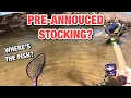 Fishing a Pre Announced Stocking for Trout What could go wrong Virginia Trout Stocking