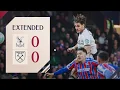 Hard-Fought Point for the Hammers Crystal Palace 0-0 West Ham Premier League Extended Highlights