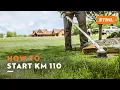 How to Start KM 110 STIHL Tutorial