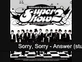 Super Junior - Sorry, Sorry Answer (Studio Version)