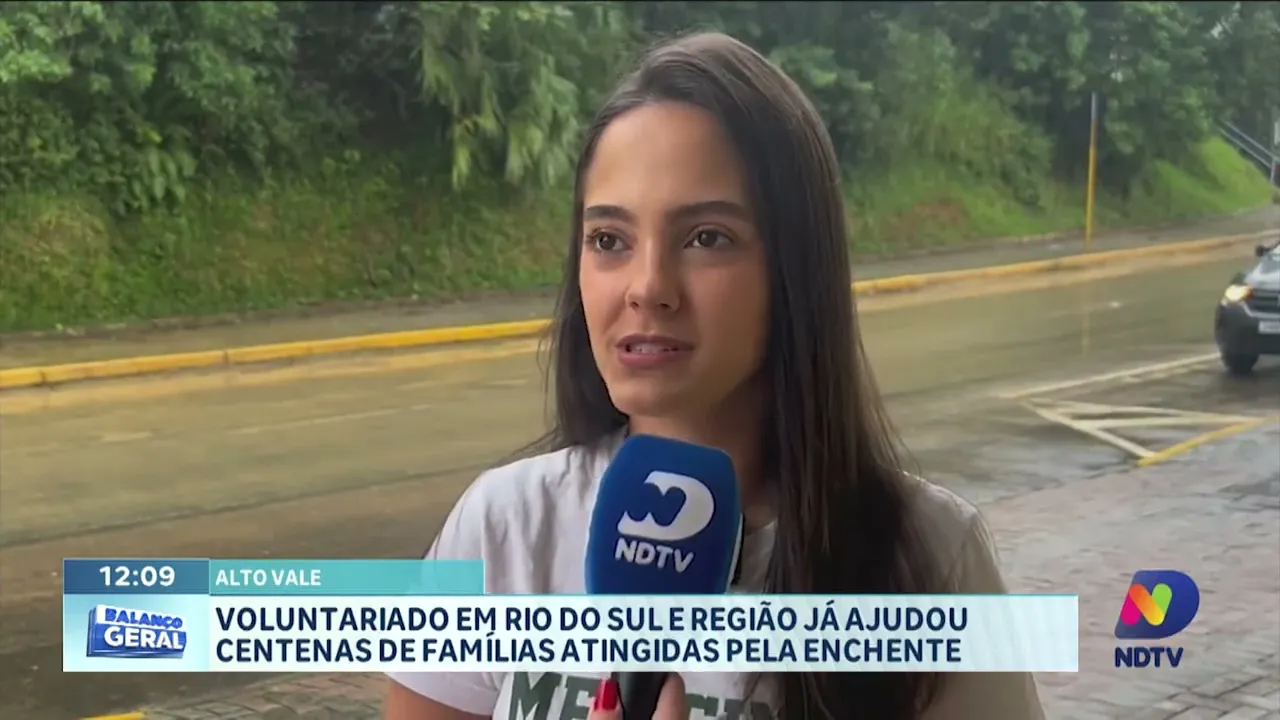 Voluntariado em Rio do Sul e região já ajudou centenas de famílias atingidas pela enchente