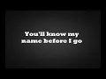 Lagu Guy Sebastian - Before I Go (You'll know my name) lyrics