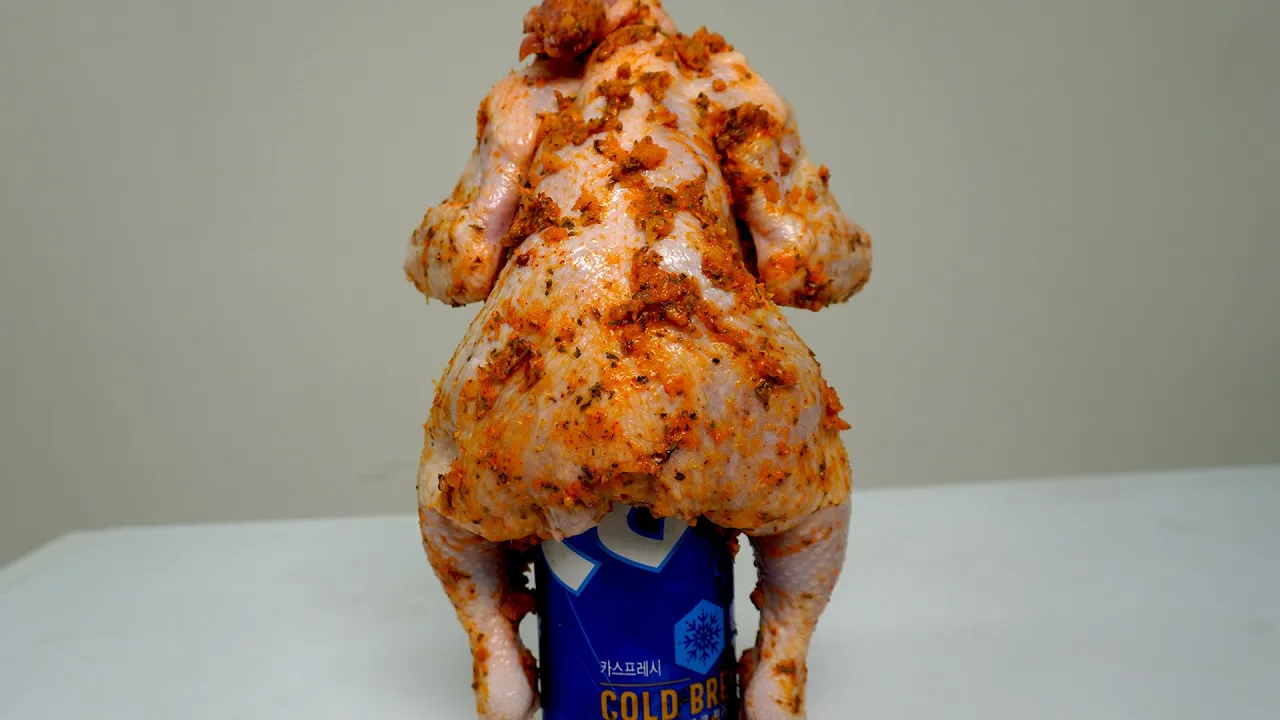 비어캔 치킨