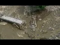 Historic flood washes away roads in Cavendish Vermont