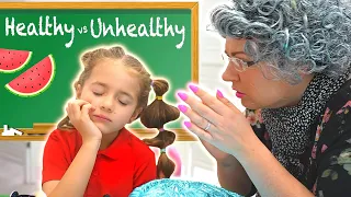 Download Ruby and Bonnie Healthy vs Unhealthy Lunchbox for School MP3