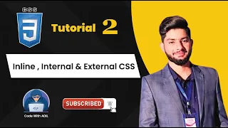 Inline Internal External CSS Web Development Full Course CSS Tutorial
