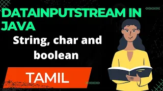 Java DataInputStream using String char and Boolean value part 2 Tamil