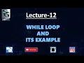 while Loop in C while loop syntax in C C language for beginners
