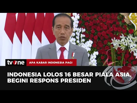 Jokowi Beri Respons Positif Indonesia Lolos 16 Besar Piala ASIA