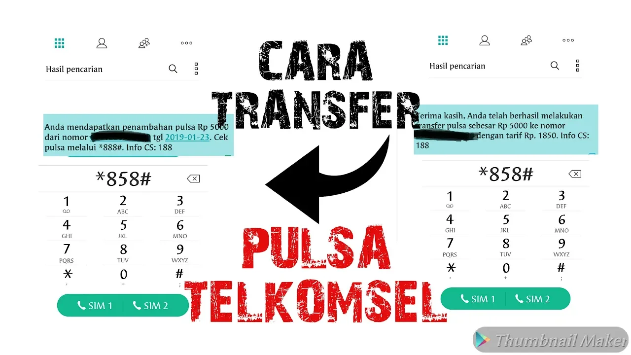 Cara Kirim Pulsa Telkomsel ke Semua Operator. 