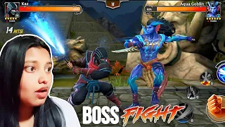 legend fighter mortal battle boss fight gameplay video 