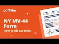 NY -44 Form How to Fill Print and Submit Online
