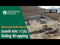 Lagu Municipal Solid Waste Balefill MAC 112XL Baling Wrapping