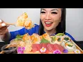 SUSHI PLATTER ASMR EATING SOUNDS LIGHT WHISPERS SAS-ASMR