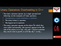 Operator Overloading Binary and unary C Programs On Operator overloading OOP