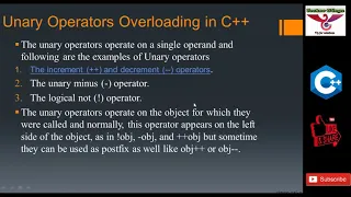 Operator Overloading Binary and unary C Programs On Operator overloading OOP