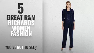R M Richards Women Fashion 2018 Best Sellers R M Richards Women s Lace Pant Set Navy 16