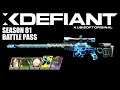 FIRST LOOK AT THE SEASON 01 BATTLE PASS - XDefiant