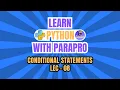 Lecture 08 Conditional Statements
