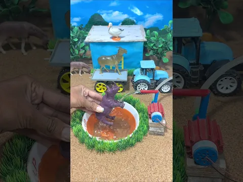 Diy tractor video mini water pump science project #diykisanfarm #tractor #youtubeshorts 872