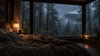 Som de Chuva para Dormir - Barulho de Chuva Relaxante na Floresta Enevoada sem Trovões