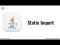 Static Import in Java Java Tutorial For Beginners Static Keyword