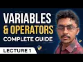 Python Variables Data Types Operators Lecture 1 Python Programming Fundamentals