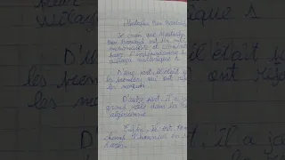وضعية إدماجية عن مصطفى بن بولعيد بالفرنسية السنة الرابعة متوسط 