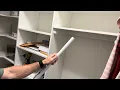 DIY - How to Cut Metal Rods Down to Size Closet Clothes Hanging Rods