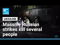 Massive Russian strikes hit Kyiv killing several people FRANCE 24 English