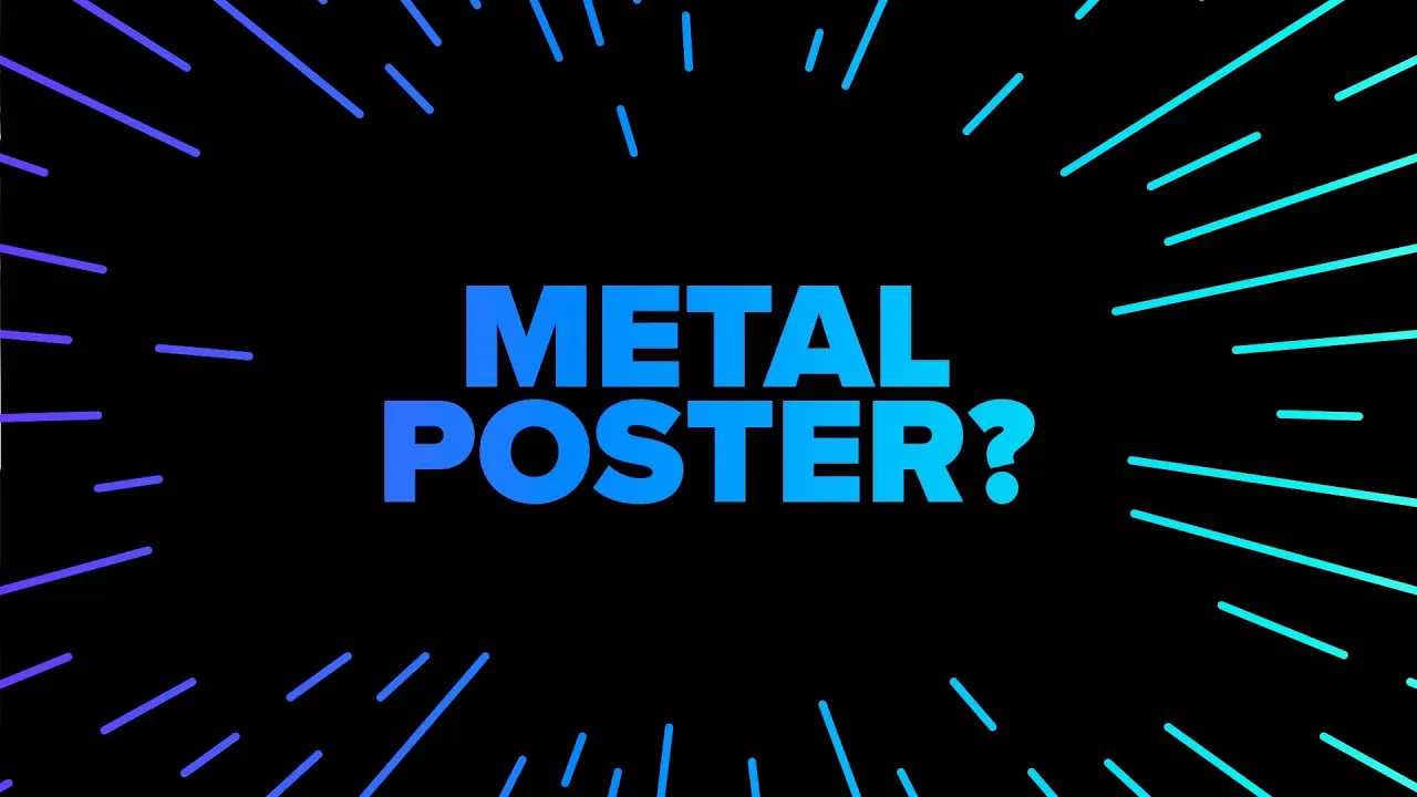 Displate Metal Posters — Displate Metal Posters - Upgrade Your Gaming Space (YouTube video ad)