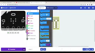 Microsoft MakeCode Micro bit Project 1 Tutorial for Beginners Created by Trishanth Kumar