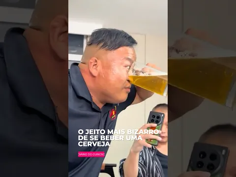 O jeito mais inacreditável de beber!
