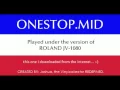 Lagu ONESTOP.MID - Roland JV-1080