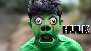 Hulk Boy Learning transformation with Redhulk Funny ending
