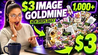 3 Gets You Daily AI Images to Sell Bundle or Use as PLR Free to sell on Etsy and Beyond