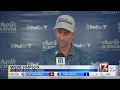 Golfer Webb Simpson talks about friend Grayson Murray who died