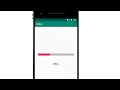 ProgressBar with Background Percentage Text Value - Android Studio Tutorial
