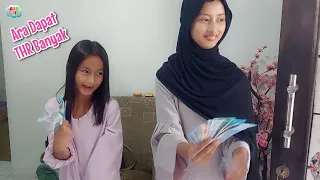 Bahagianya Ara Dan Kakak Alma Lebaran Di Sukabumi Dapat Uang THR Banyak