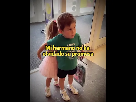 Mi hermano no olvidó su promesa.#shorts